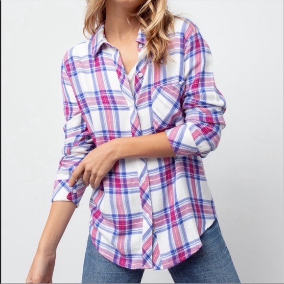 Rails Hunter Plaid Long Sleeve Top - Picture 2 of 5